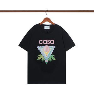 Casablanca Men's Cotton Printed Short Sleeve T-Shirt